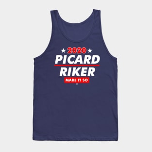 Picard and Riker 2020 Presidential Election Tank Top